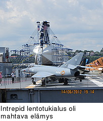 Intrepid lentotukialus oli mahtava elmys