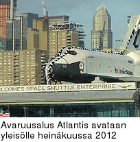 Avaruusalus Atlantis avataan yleislle heinkuussa 2012
